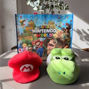 NEW Japan Super Nintendo World Plush Hats